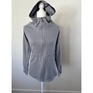 The North Face Womens Small Gray Zip Up Hoodie Jacket